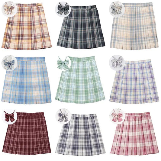 Sakura Plaid Mini Skirt