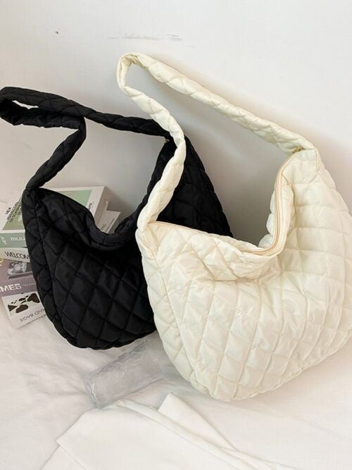 Quilted Minimal Tote Bag