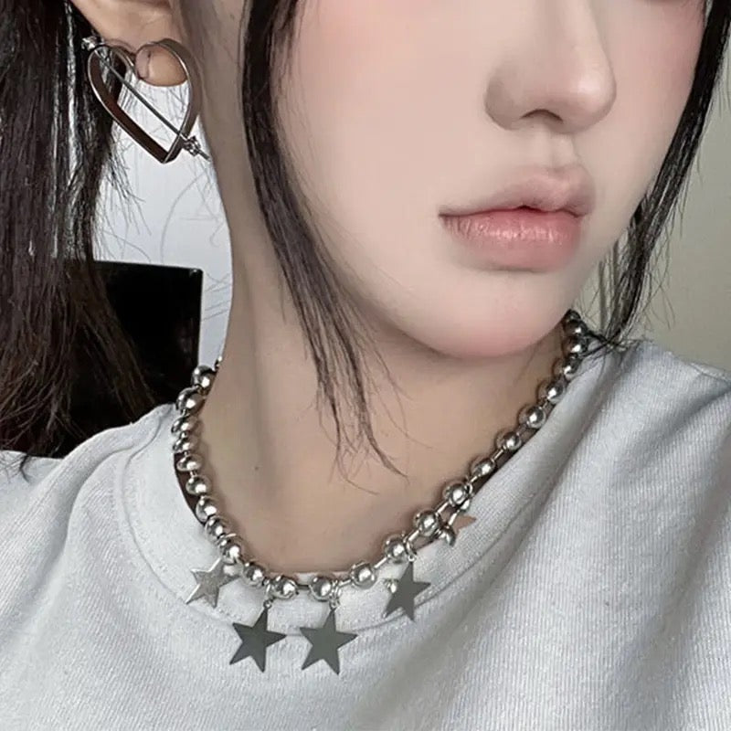 Y2K Star Choker