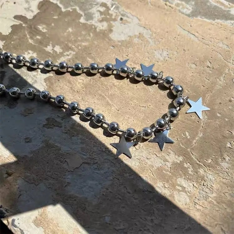 Y2K Star Choker